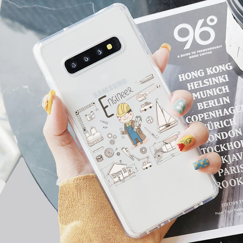 Мягкий чехол для телефона Samsung S6 S7 Edeg S9 Plus S10 + S10E Lite A50 A70 NOTE8 | Мобильные телефоны и