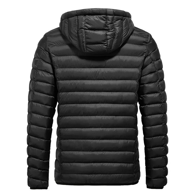 2021 winter new cotton-padded jacket men's  removable hood cotton-padded jacket hooded cotton-padded jacket men