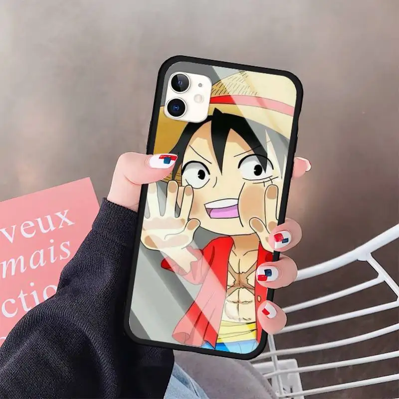 

Japanese Manga One Piece Luffy Phone Case for iPhone 11 12 pro XS MAX 8 7 6 6S Plus X 5S SE 2020 XR