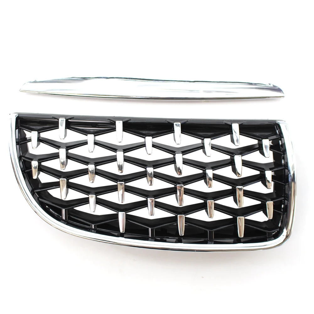 Пара для BMW E90 E91 3 серии 320i 323i 325i 328i 330i 2005 2012 Алмазная решетка метеорный стиль