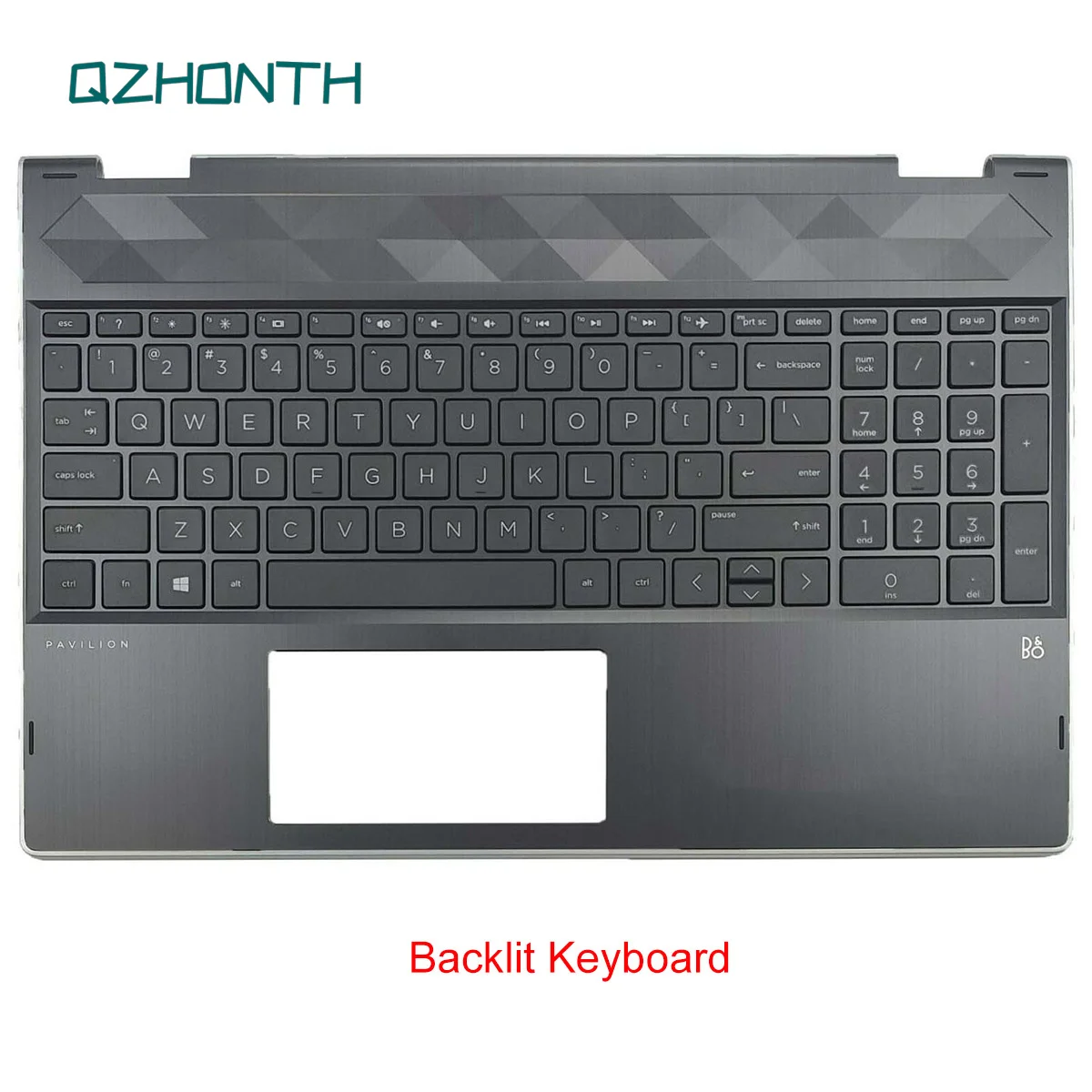 

New For HP Pavilion X360 15T-CR 15-CR Palmrest Upper Case US with Backlit Keyboard L20849-001