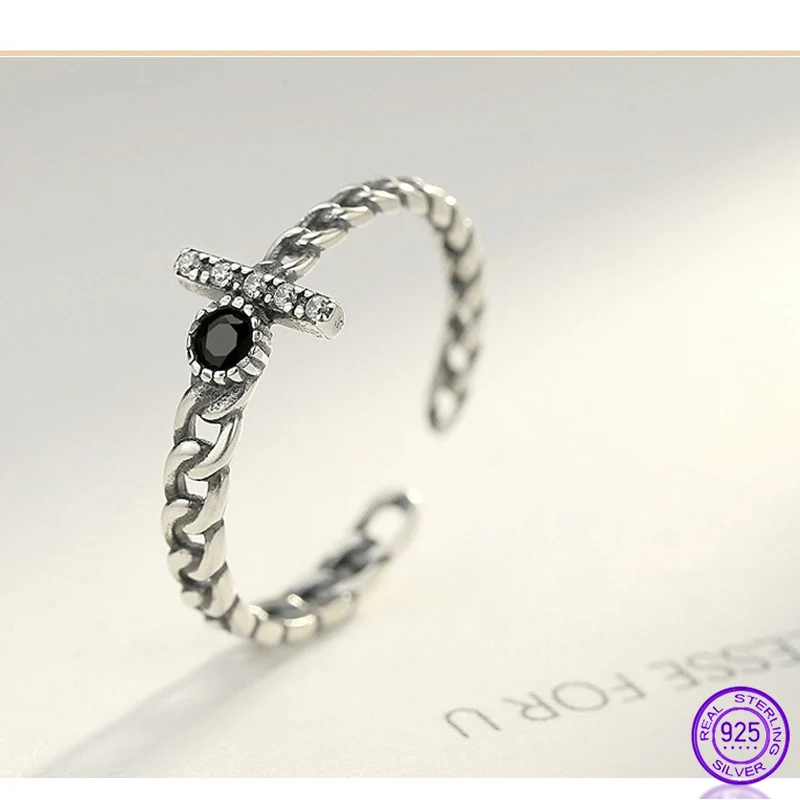 Кольцо Япония и Южная Корея регулируемое кольцо Новое 925 пробы серебряное циркон