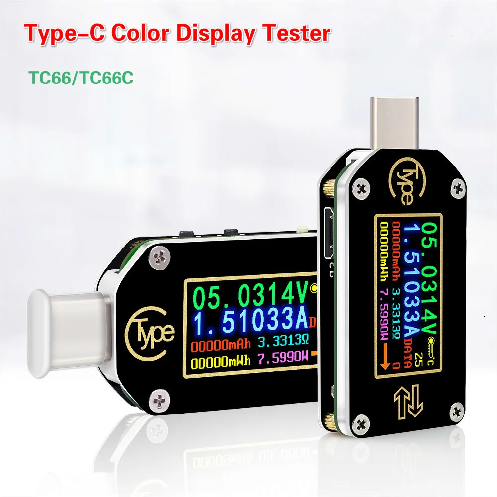 Type C PD trigger USB Вольтметр Амперметр Напряжение 2 сторонний измеритель тока