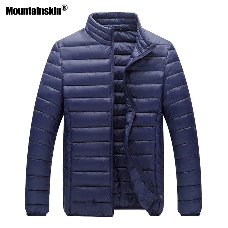 Мужской теплый пуховик Mountainskin Легкий Повседневный теплая толстая верхняя одежда