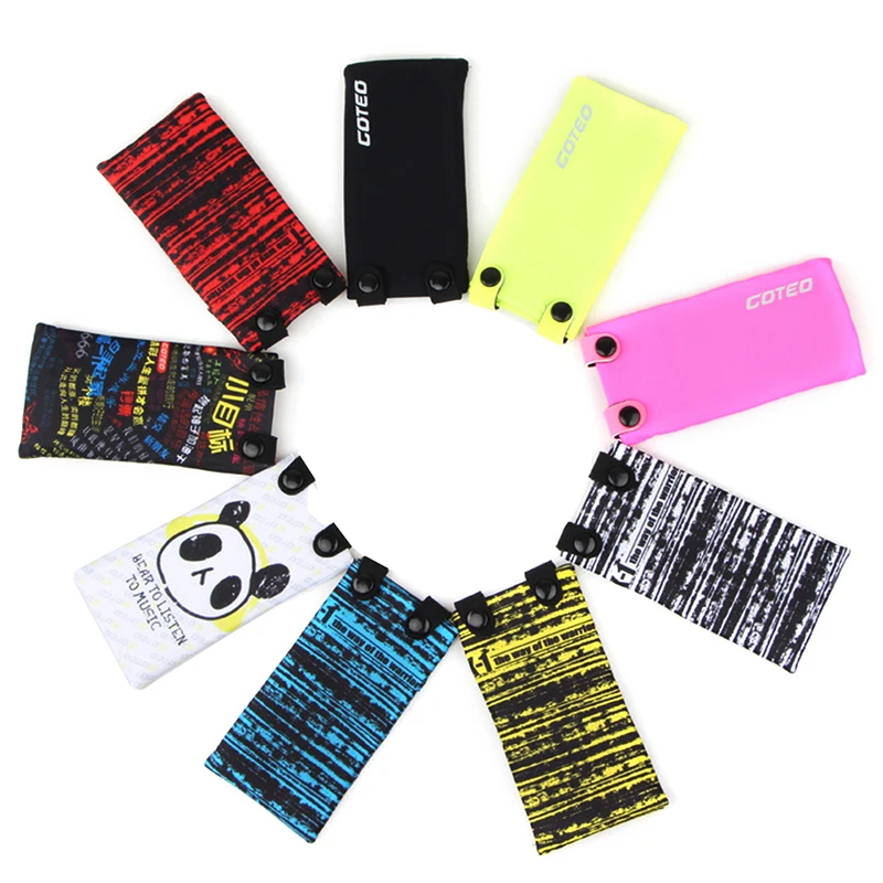 

Outdoor Sports Wristband Elastic Fit Cartoon Arm 7 Inch Mobile Phone Handbag Mini Arm Bag With Elastic Arm