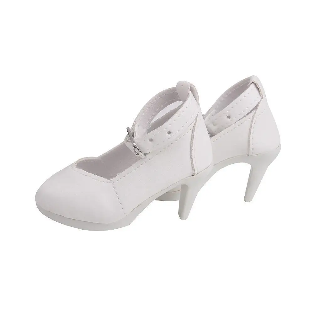

1 Pair 60cm Dolls Fashion Shoes Pure Color Small Leather Leather Shoes Mini Accessories Girls Girl Doll Gift Shoes Doll For P6F8