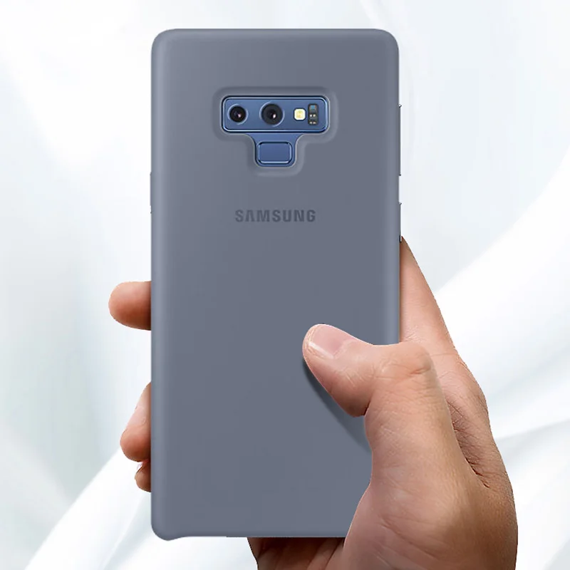 Силиконовый чехол для Samsung Note9 100% оригинальная задняя крышка деловой роскошный