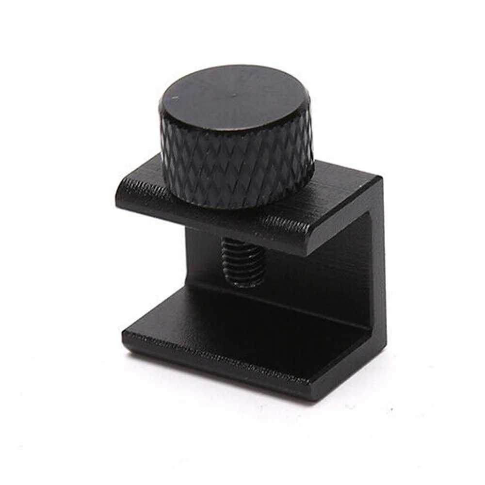 4 шт. Регулируемый стеклянный зажим для подогрева кровати из алюминиевого сплава