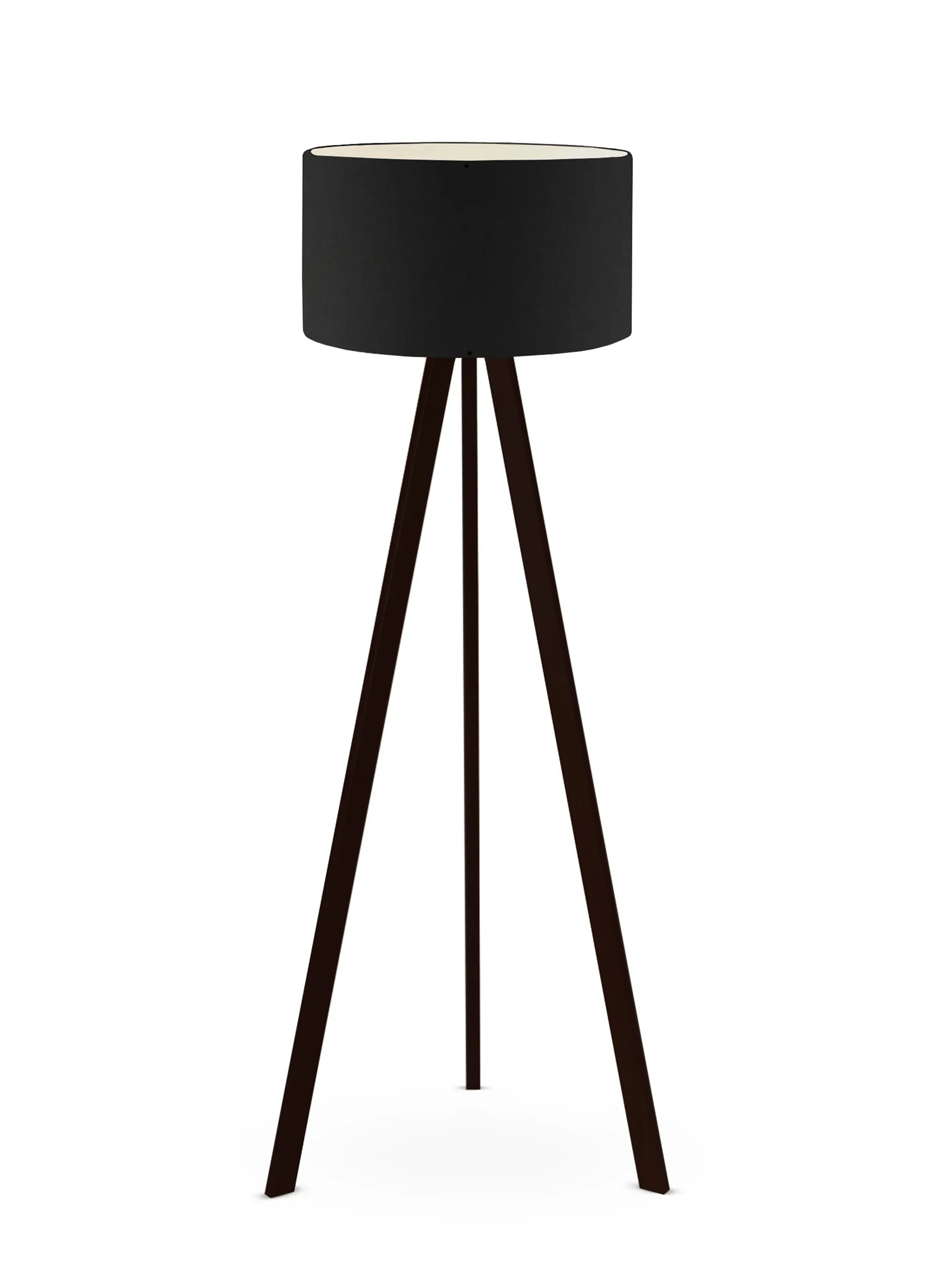 

Art Tripod Wooden Floor Floor Lamp Corner Lamp Black Fabric DARK