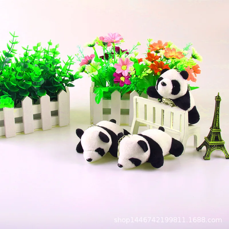 Новые модные Плюшевые 10 см Лежащая панда брошь в виде мягких игрушек с