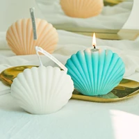 shell candle home decoration birthday decoration soy wax scented candles wedding decoration photography 1pc