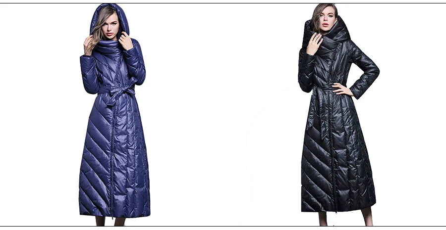 7XL Fashion White Duck Down Jacket Women New Thick Women Winter Bio Down Jackets Hooded Women Parkas Coat shigh quality