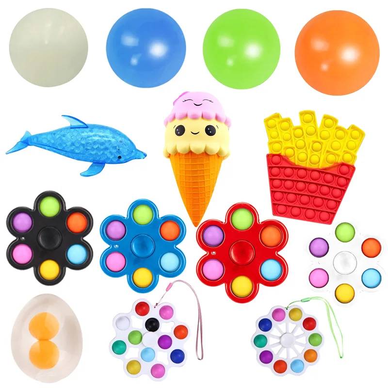 Llavero colgante de silicona para ni&ntilde;os y adultos, juguetes de descompresi&oacute;n para aliviar el juguete educativo para edades tempranas, blando y estrujable, regalo antiestr&eacute;s-3