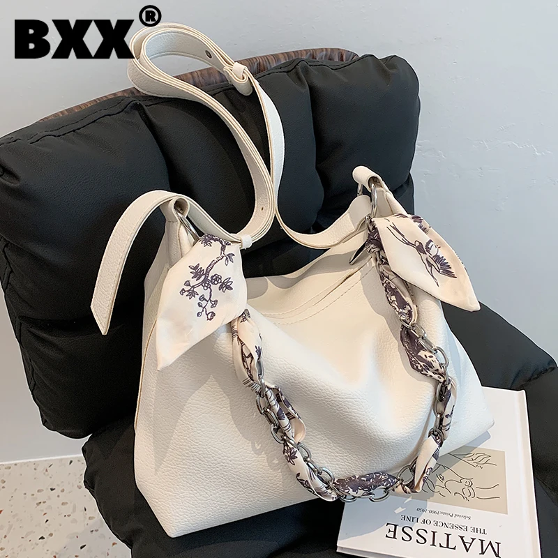 

[BXX] High Capacity PU Leather Crossbody Bags For Women 2021 Autumn Branded Shoulder Bag Handbags Trending Luxury Hand Bag HU733
