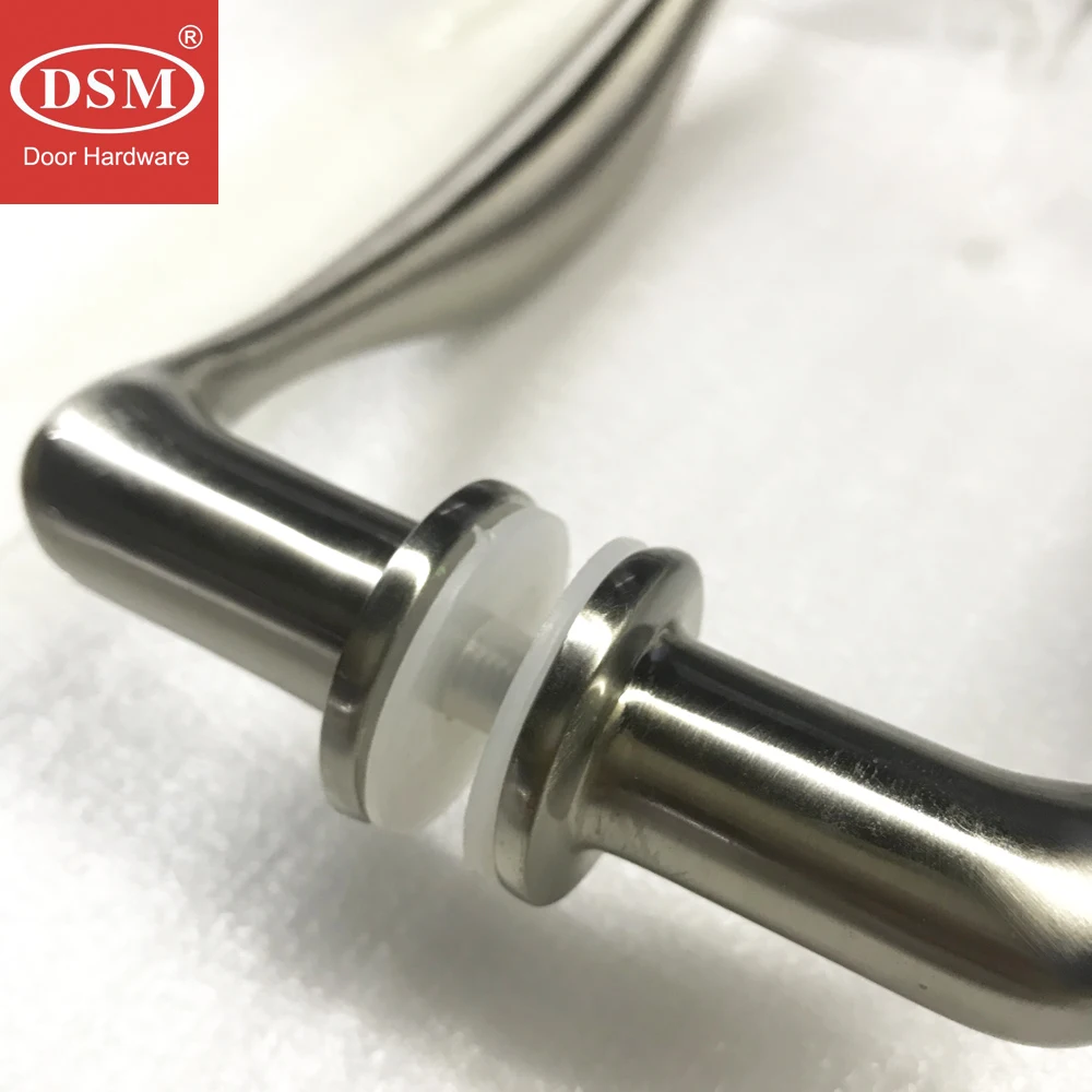 Твердые медные дверные ручки хромированные или атласные никелевые для входной