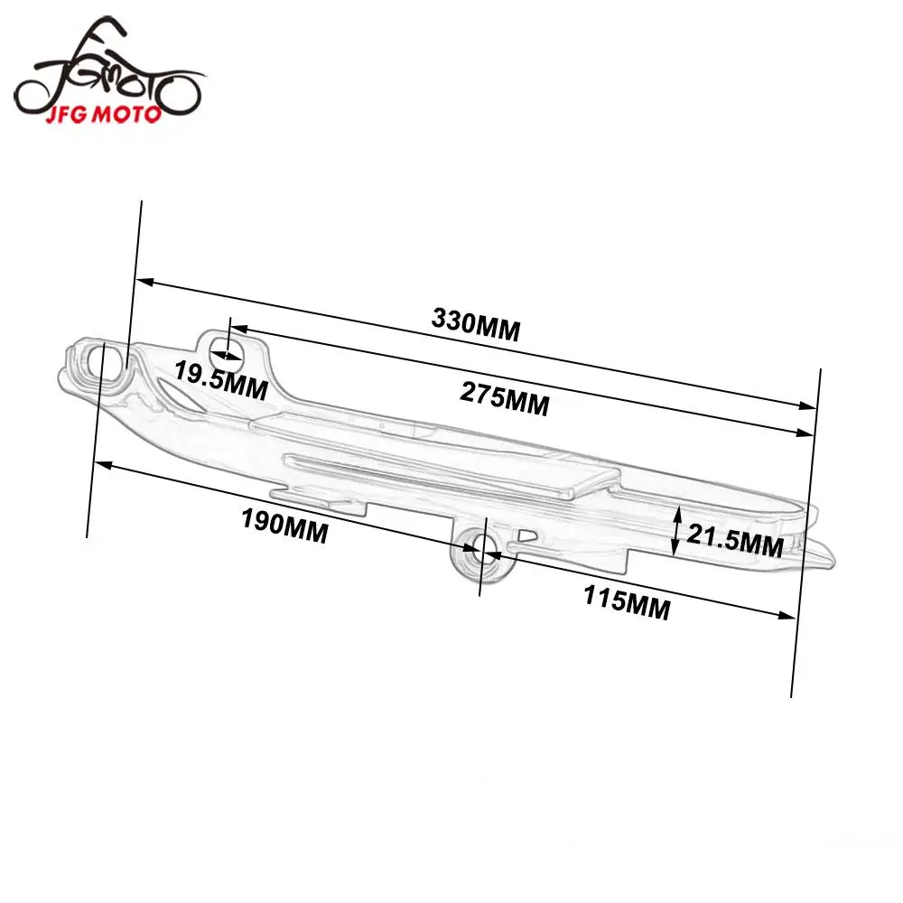 Для HONDA CR125R CR250R CRF250R CRF250X CRF450R CRF450X CR CRF 125R 250R 250X 450R 450X направляющая слайдера цепи