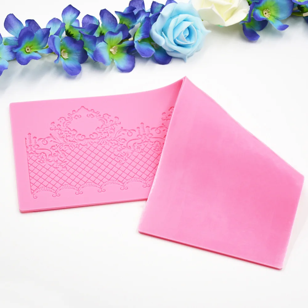 New Crown Lace Mat Fondant Cake Silicone Mold Decorating Tool Birthday Wedding Decoration DIY Chocolate Biscuit Baking | Дом и сад