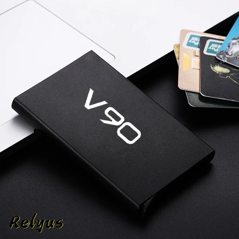 Держатель для кредитных карт с защитой от кражи мужчин и женщин тонкие