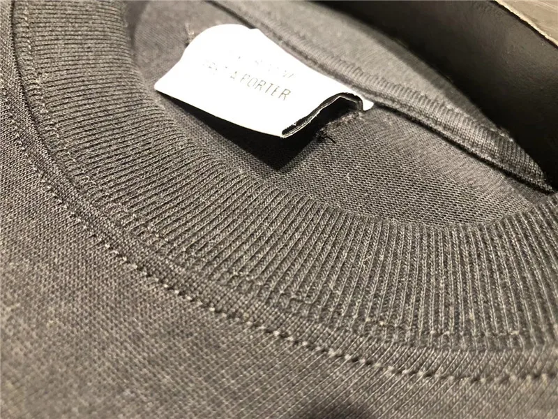 

2020ss Embroidery Oversize Loose Vetements T Shirts Women Men 1:1 Best Quality Top Tees Vetements T Shirt