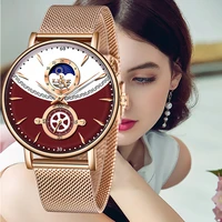 lige 2021 new women luxury brand watches simple quartz lady waterproof wristwatch female fashion casual watch clocks reloj mujer