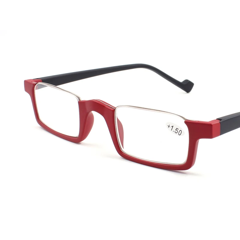 Небольшие очки для чтения мужские диоптрии металлическая оправа мужчин Рогатка