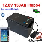 Литиевая батарея GTK lifepo4 12,8 В, 12 В, Ач, bluetooth BMS APP, 12 В, Ач для быстрого хранения солнечной энергии + зарядное устройство 10 А