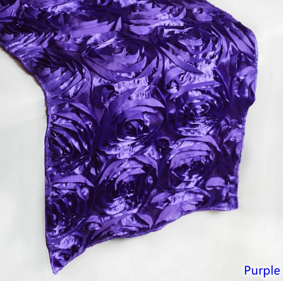 13 цветов Свадебная настольная дорожка Роза вышивка с розами украшение стола