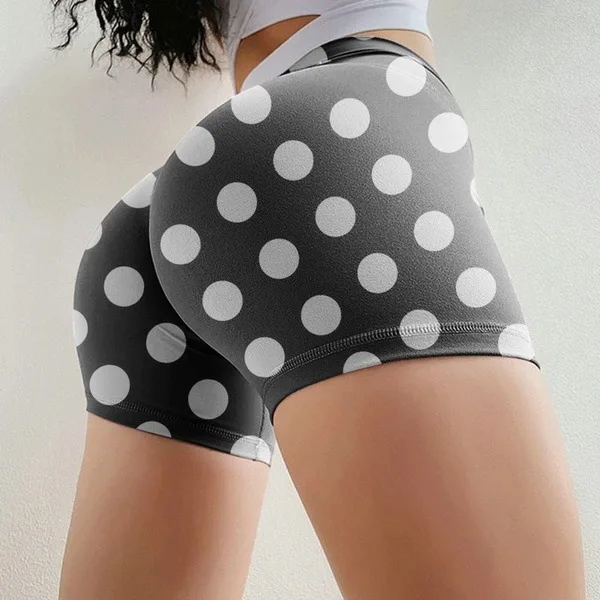 

Women's Summer Shorts 2020Fashion Sexy Slim High Waist Polka Dotted Short Pants Breathable Slim Shorts For Females Gym Fitness