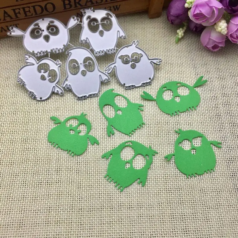 Животные металлический Трафаретный вырубной штамп Скрапбукинг Сделай Сам для