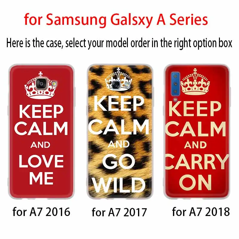 Case For Samsung Galaxy A10 A11 A20E A31 A40 A41 A40S A10S A51 A3 A5 A7 A8 Plus 2016 A207 A2018 CORE Soft keep calm love allah | Мобильные