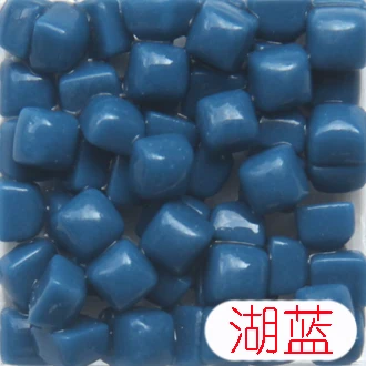 13 600 шт., мозаичная плитка Glary Jade, сделай сам, мозаичные камни, смешанные цвета, квадратные материалы для детей/детей, 0,58*0,58*0,4 см - Цвет: 13
