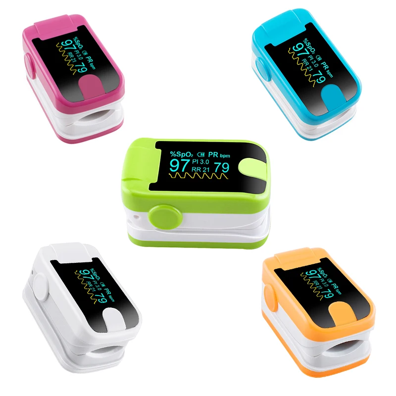 Pulsioximetro Fingertip Pulse Oximeter De Pulso Dedo SpO2 Saturation Meter Respiration Rate |