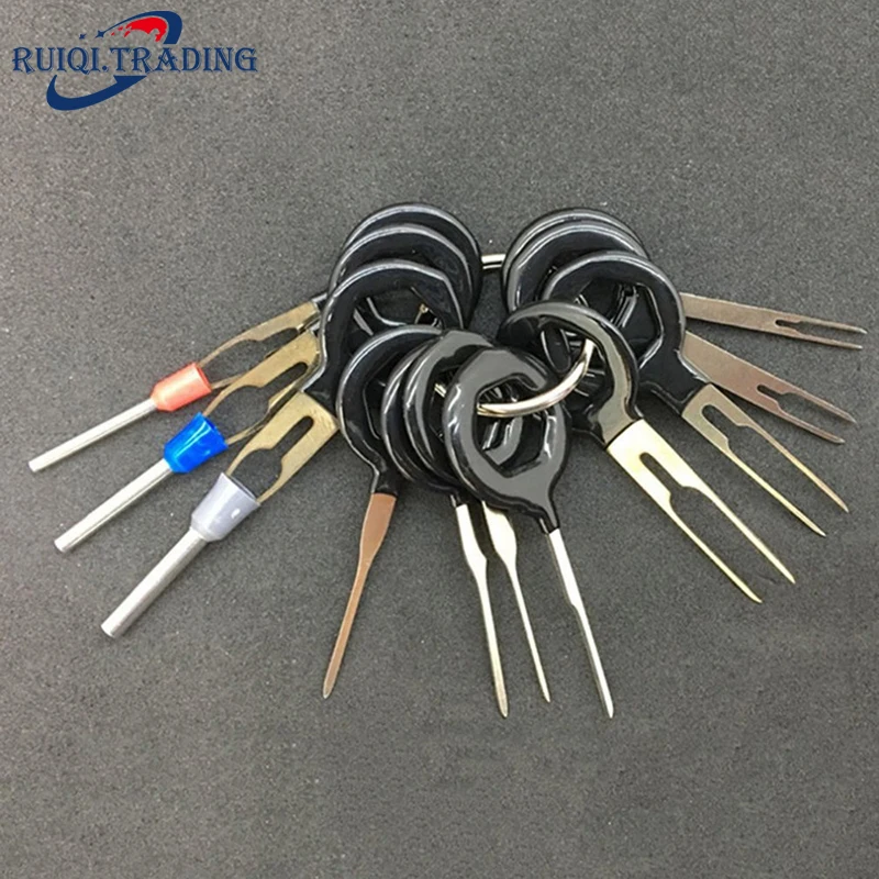 

18Pcs 11Pcs Automotive Plug Terminal Remove Tool Set Key Pin Car Electrical Wire Crimp Connector Extractor Kit Accessories