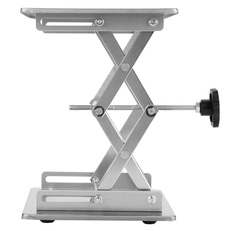 

Stainless Steel Laboratory Lifting Platform Stand Lab Jack Scissor Stand Rack 200 x 200 x 280mm Adjustable Lab-Lift Platform