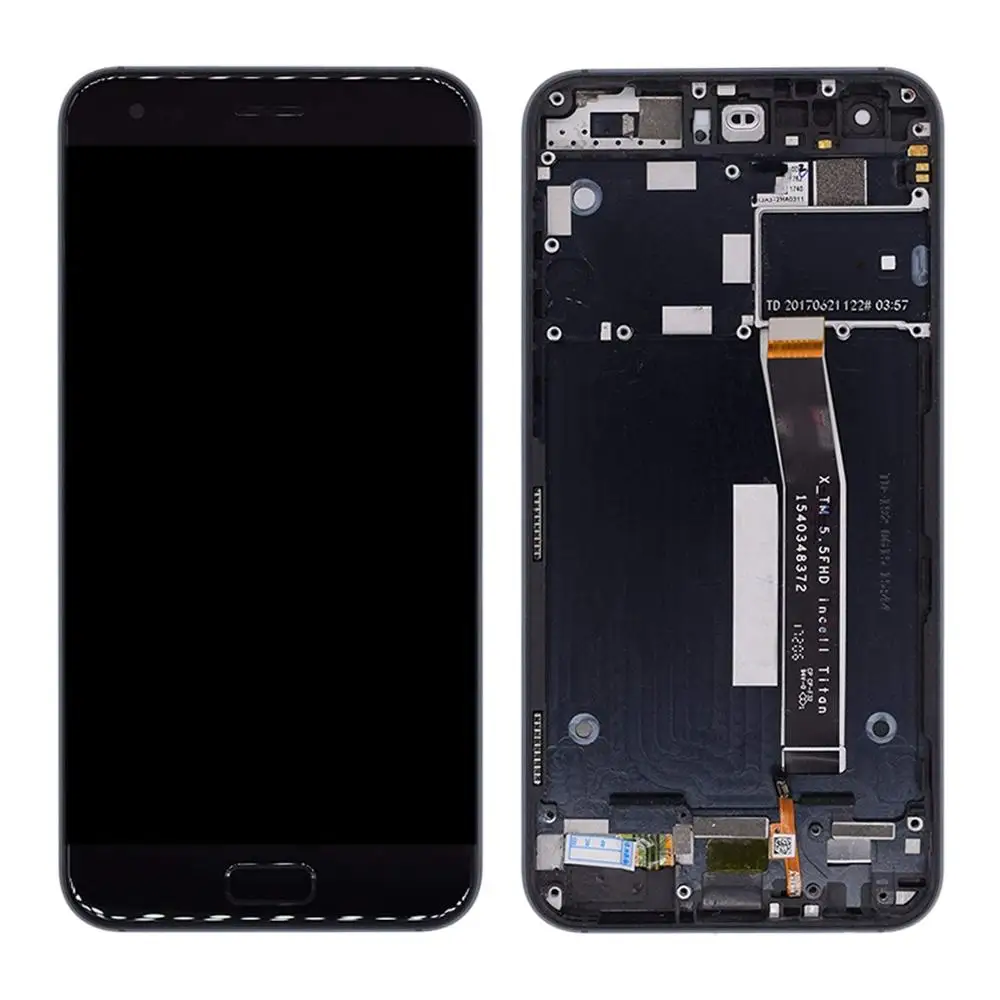 LCD Screen and Digitizer Full Assembly with Frame for Asus ZenFone 4 ZE554KL Z01KDA Z01KD Z01KS | Мобильные телефоны и