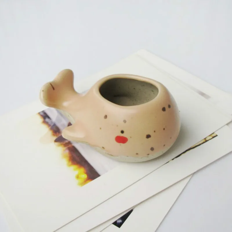 

Succulent Flower Pot Mini Hand-painted Thumb Ceramic Flower Pot Succulent Flower Pot Home Potted Flower Pot Succulent Plant Pot