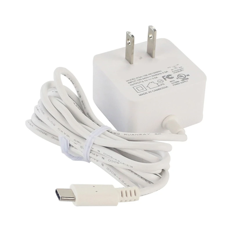 

Raspberry Pi 4 Typ-C Charger Power Supply 5V 3A 1.5m 18 AWG Cable Charger Powered USB Hub Splitter Portable Aluminum