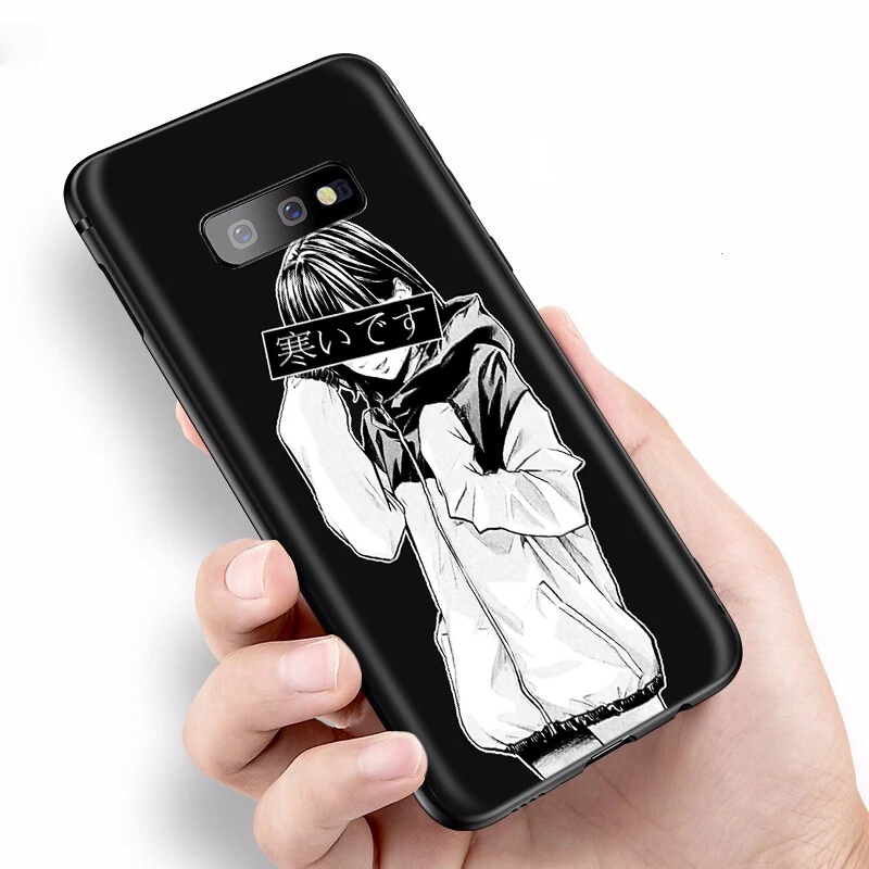 YIMAOC LEWD Sad японское аниме в эстетике Мягкий силиконовый чехол для Samsung Galaxy S6 S7 Edge S8 S9