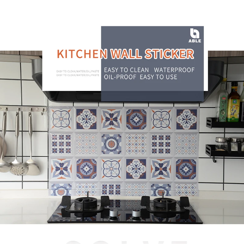 Алюминиевая фольга кухонный стикеры Самоклеющиеся воды масло-доказательство