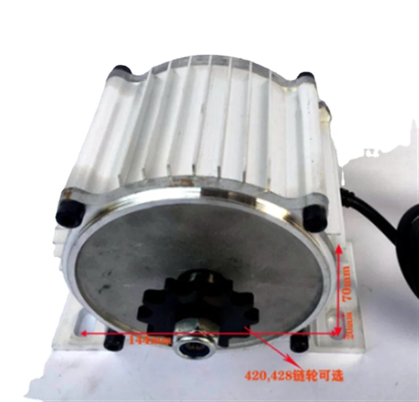 

Оборудование, двигатель для электромобиля, мотор 48v60v 500w650w800w1000w, бесщеточный постоянный магнит, модифицированный двигатель водяного насоса