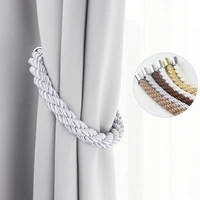 punch free magnetic solid color decor hanging pendant curtain tie buckle tieback