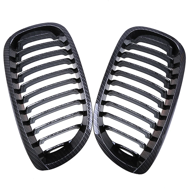 Передние решетки POSSBAY из имитации углеродного волокна для BMW 3 Series E46 318Ci/320Cd/320Ci/325Ci