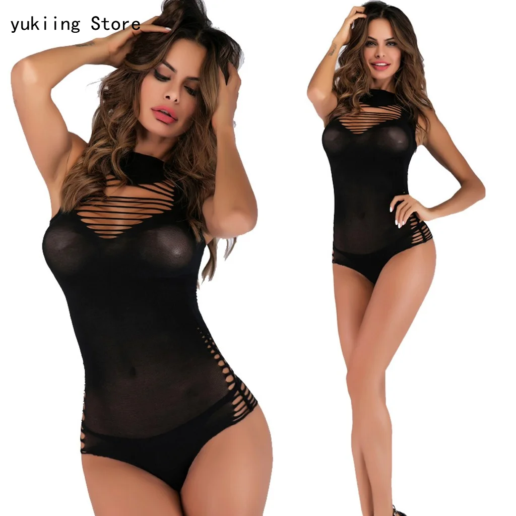 2020 сексуальное нижнее белье Тедди прозрачная сетчатая одежда женский комбинезон