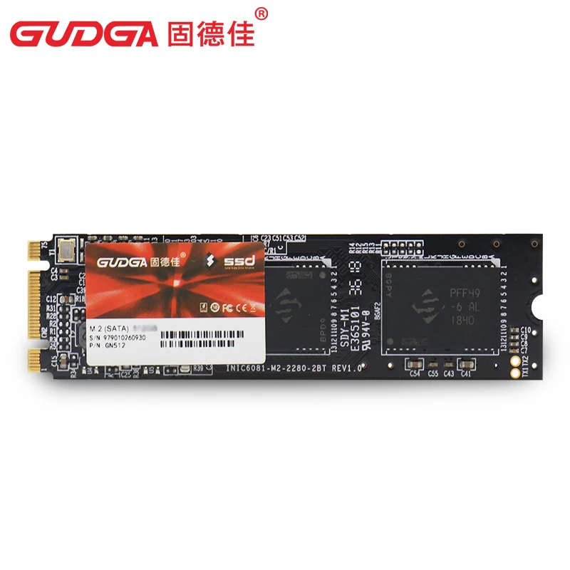 Горячая Распродажа GUDGA M2 2280 SSD M.2 SATA 128 ГБ 256 512 1 ТБ HDD NGFF мм disco duro для настольного