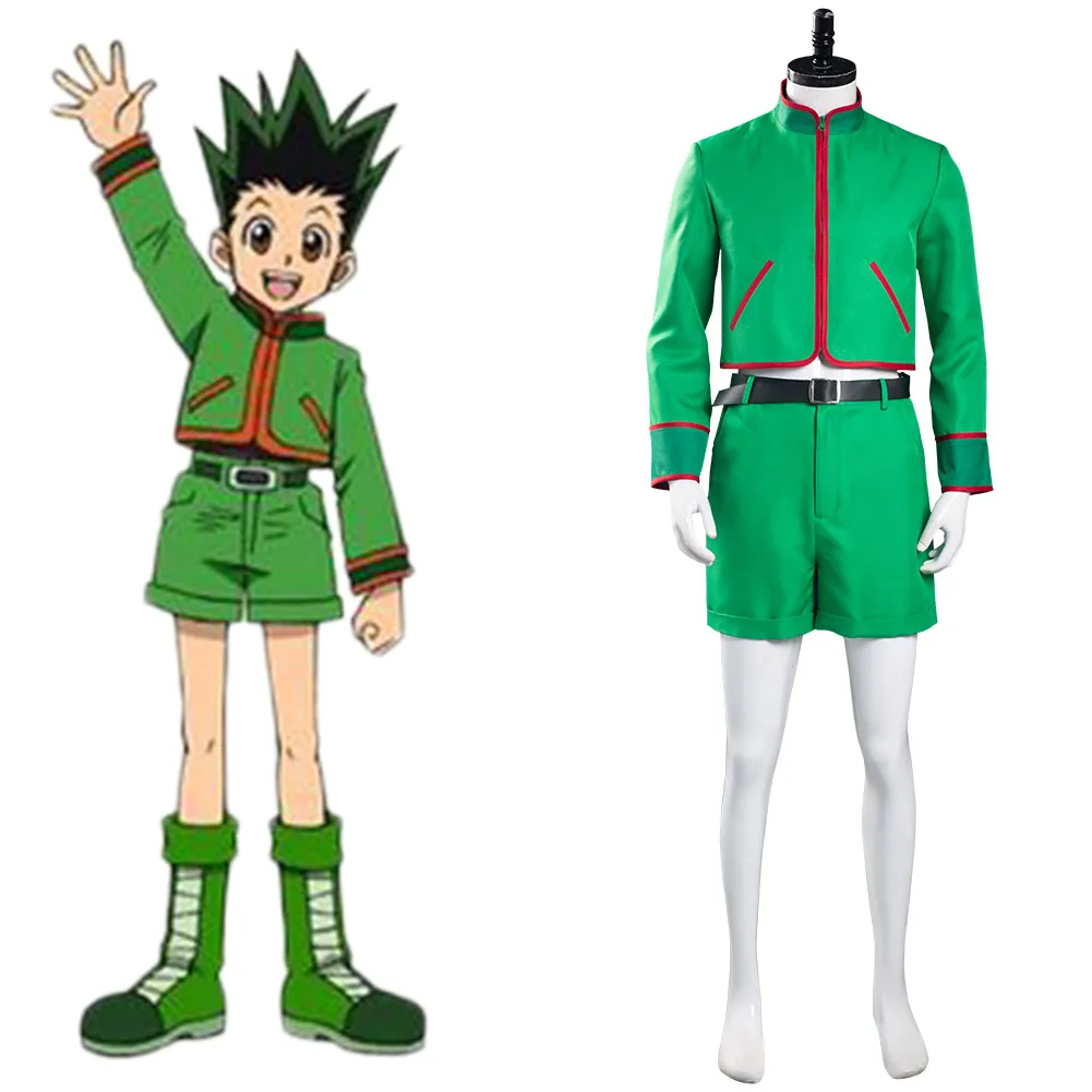 Костюм для косплея из аниме Hunter X Gon Freecss топ и шорты костюмы на Хэллоуин