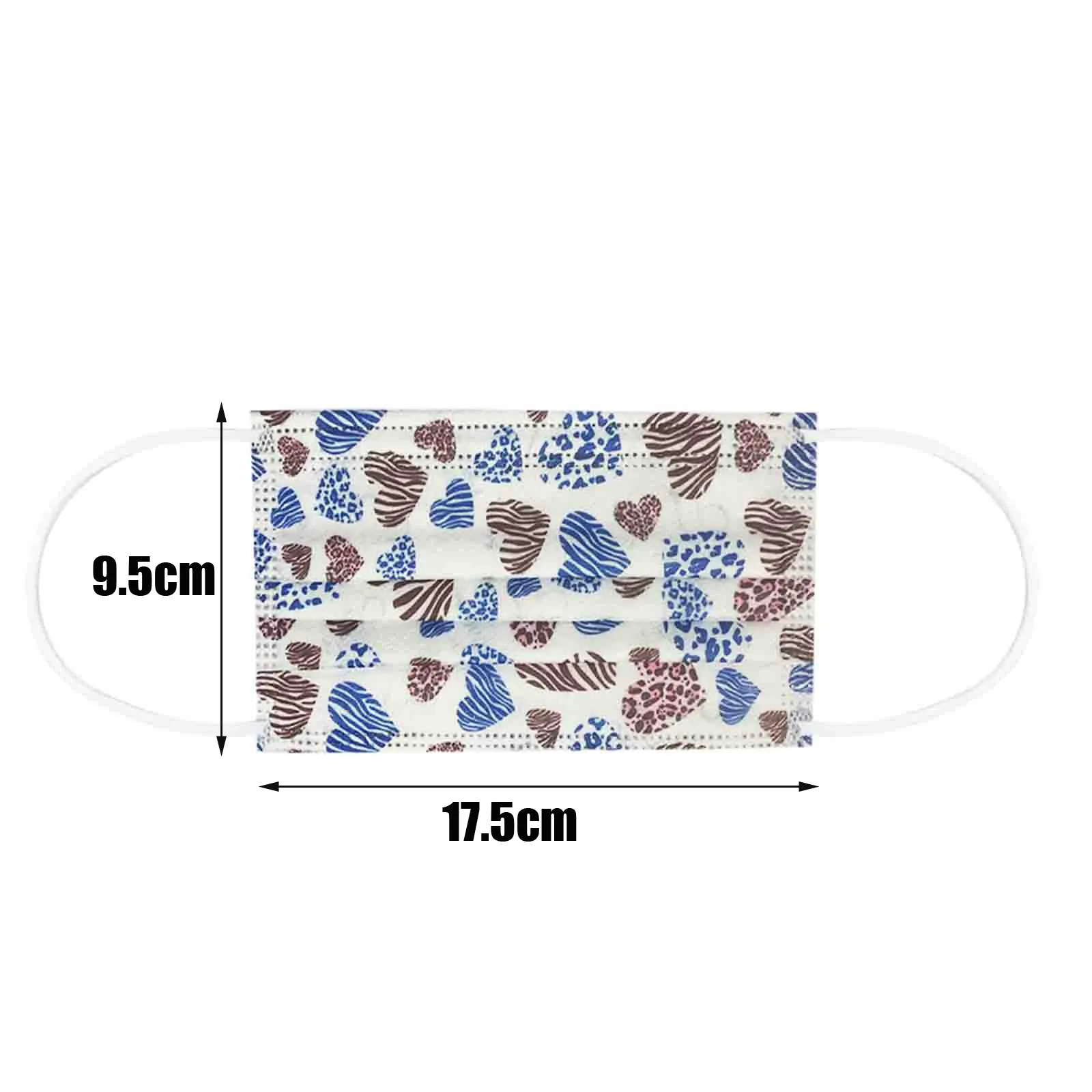 

50pc Non-woven Disposable Facemask Breathable Mouth Mask 3 Layers Ply Filter Earloops Mouth Face Mask Mouth-muffle Mondmasker