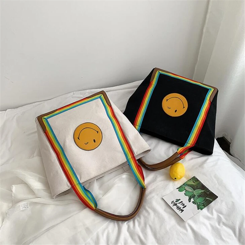 21 клубный бренд большая вместительность модная женская сумка со смайликом сумки