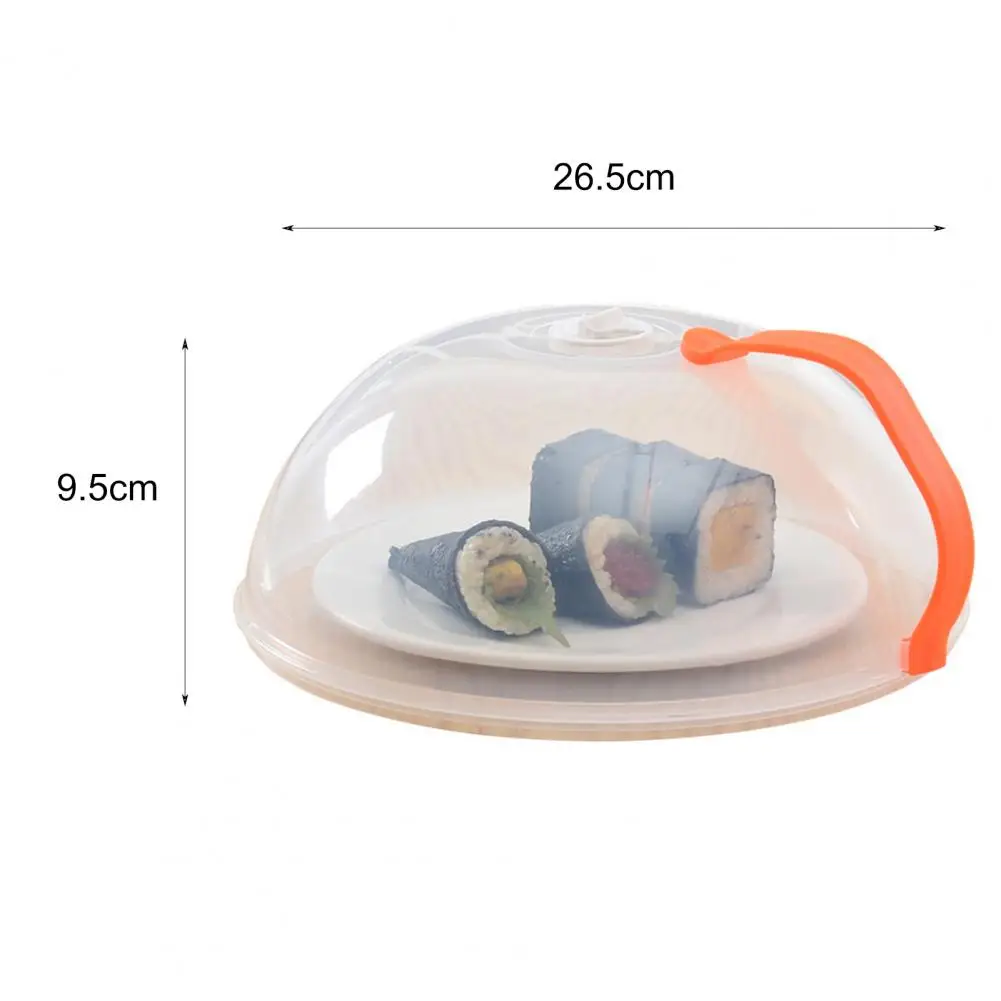 

Professional Microwave Food Anti-Sputtering Cover With Handle Heat Resistant Lid for Microwave Food Dropshipping