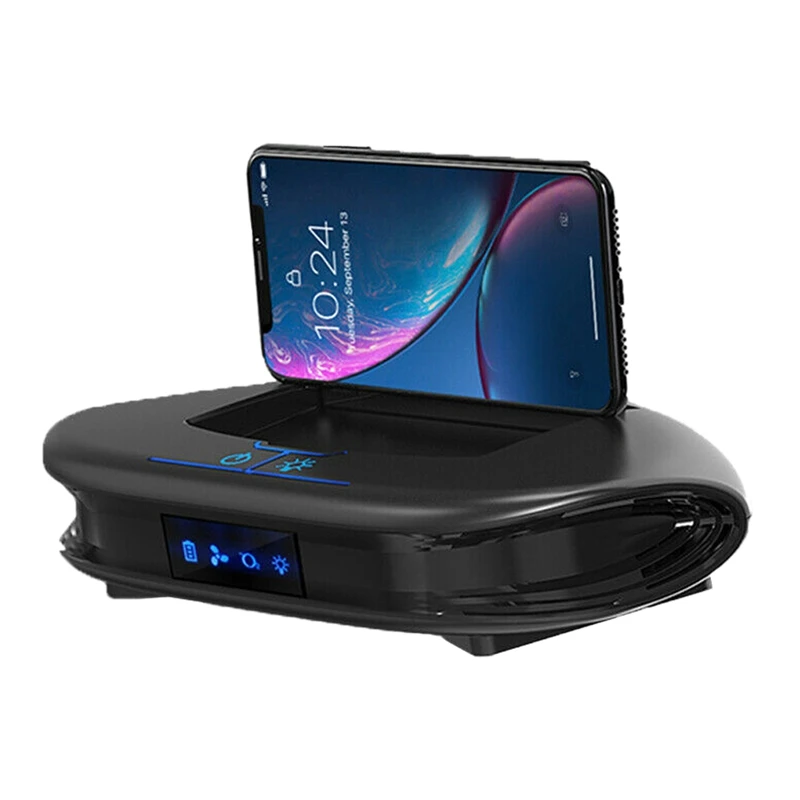 Солнечный автомобильный очиститель воздуха мобильный телефон подставка USB