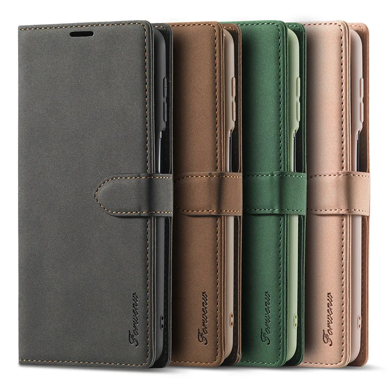 

Case for Redmi Note 9 S Pro Max Premium PU Leather Wallet Case with Card Slots Kickstand Protective Flip Phone Shell